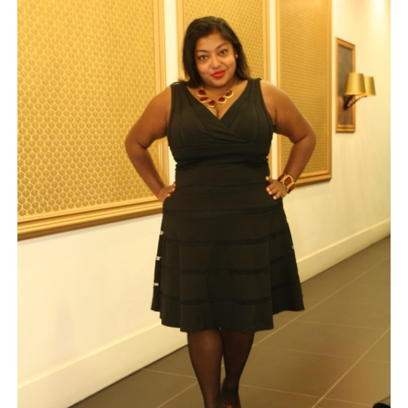 Vintage Dresses & Skirts - LBT Little v-back black dress Vintage Dresses & Skirts - LBT Little v-back black dress